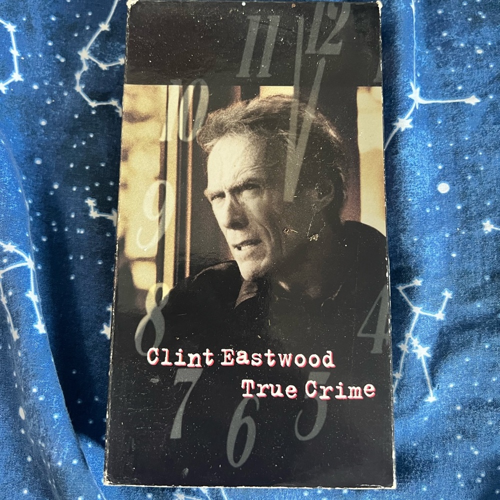 Clint Eastwood True Crime VHS Tape